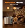 imageoneisall Cat Water Fountain Filters Replacement 4 Pack for 67oz2L Stainless Steel Fountain Easy to Install and CleanPWF 001 2L Fountain  3 Filter  3 Sponge