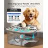 imageoneisall Dog Water Fountain 26Gal10L Stainless Steel Dog Water Bowl Dispenser with Washable Filter ampamp Deeper Drinking Aera UltraQuiet Pet Water Fountain for Small Medium Large Dogs and MultiPet