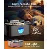 imageoneisall Dog Water Fountain 26Gal10L Stainless Steel Dog Water Bowl Dispenser with Washable Filter ampamp Deeper Drinking Aera UltraQuiet Pet Water Fountain for Small Medium Large Dogs and MultiPet