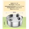 imageoneisall Dog Water Fountain 7L230oz18G Quiet Dog Fountain Water Bowl Stainless Steel Dog Water Fountain with Visual Water LevelampampTriple Filtration for Large Medium Small Breed Dogs PetsPWF002 Dog Fountain 3 Sets Filters
