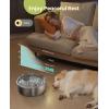 imageoneisall Dog Water Fountain 7L230oz18G Quiet Dog Fountain Water Bowl Stainless Steel Dog Water Fountain with Visual Water LevelampampTriple Filtration for Large Medium Small Breed Dogs PetsPWF002 Dog Fountain 3 Sets Filters