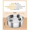 imageoneisall Dog Water Fountain Bowl Dispenser 7L Quiet Automatic Stainless Steel Pet Water Fountain for Large Dog100 BPAFree for Cats and Small and Medium LargeSized Dogs