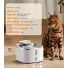 imageoneisall Stainless Steel Cat Water Fountain 35L118fl oz Automatic Pet Drinking Fountains for Cats Indoor Quiet Running Cat Waterer FountainsPW03 Cat Fountain 3 Sets FiltersPW03 White Fountain 3 Sets Filters