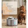 imageoneisall Stainless Steel Cat Water Fountain 35L118fl oz Automatic Pet Drinking Fountains for Cats Indoor Quiet Running Cat Waterer FountainsPW03 Cat Fountain 3 Sets FiltersPW03 Cat Fountain 3 Sets Filters