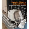 imageoneisall Stainless Steel Cat Water Fountain 35L118fl oz Automatic Pet Drinking Fountains for Cats Indoor Quiet Running Cat Waterer FountainsPW03 Cat Fountain 3 Sets FiltersPW03 White Fountain 3 Sets Filters