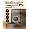 imageOneisall Cordless WiFi Automatic Cat Feeder Rechargeable 100Day Battery Operated Pet Feeder 12 Cups3L Timed Cat Food Dispenser for Large Kibble Smart App Control BlackBlack