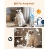 imageoneisall Cat Hair Vacuum LowNoise Pet Vacuum Grooming Kit with Brush ampamp Clippers for Hair Shedding Trimming Grooming 6 in 1 Cat Vacuum Groomer for Pet Hair Grooming