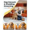 imageoneisall Dog Grooming Vacuum 13000Pa Powerful 3L Dust Cup Pet Grooming Vacuum with Dog Clippers ampamp Shedding Brush 7 Dog Grooming Kit 3L Dust Cup Super Quiet 3 Suction Levels BM3