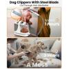 imageoneisall Dog Grooming Vacuum 13000Pa Powerful 3L Dust Cup Pet Grooming Vacuum with Dog Clippers ampamp Shedding Brush 7 Dog Grooming Kit 3L Dust Cup Super Quiet 3 Suction Levels BM3