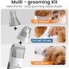 imageoneisall Dog Grooming Vacuum Pet Grooming Vacuum with Clipper Nail Grinder 15L Dust Cup Dog deshedding Vacuum Brush with 7 Pet Grooming Tools for Shedding Pet Hair Home CleaningBlue