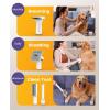 imageoneisall Dog Hair Vacuum ampamp Dog Grooming KitLow Noise Dog Grooming Vacuum12kpaDog Vacuum for Shedding Grooming for Pet HairampampHome Cleaning