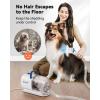 imageoneisall Dog Vacuum ampamp Dryer for Shedding Grooming 8 in 1 Dog Grooming Kit with Metal Blades Pet Clippers Adjustable Speed and Temperature Control Blower