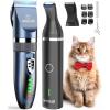imageoneisall Cat Clippers and Paw Trimmer 3 in 1Cat Grooming KitCat Clippers for Matted HairCordless Cat Shaver for Matted Long Hair2 Speed Cat Hair TrimmerPet Clippers for Cats and Small Dogs