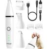imageoneisall Cat Grooming Kit 3 in 1 Quiet Cat Clippers for Thick Matted Paw Hair Trimmer Heavy Coat Butt Shaver Cordless Pet Clippers Fur Trimmer for Dogs and Other Small Animals at Home Travel