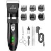 imageoneisall Quiet Cat Clippers for Matted ampamp Long Hair 2Speed Cordless Pet Shaver Grooming Kit for Cats Small Dogs ampamp Animals BlueBlack