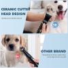imageoneisall 2 Speed Cat Clippers with Double Blades Rechargeable Cordless Small Cat Paw Trimmer Low Noise for Trimming Dogs Hair Around Paws Eyes Ears Face Rump BlackBlack