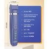 imageoneisall 4in1 Cordless Dog Grooming Kit with 2Speed Clippers Low Noise Paw Trimmer ampamp Rechargeable Quiet Nail Grinder for Dogs and Cats BlueBlue