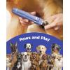 imageoneisall 4in1 Cordless Dog Grooming Kit with 2Speed Clippers Low Noise Paw Trimmer ampamp Rechargeable Quiet Nail Grinder for Dogs and Cats BlueBlue