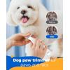imageoneisall 4in1 Cordless Dog Grooming Kit with 2Speed Clippers Low Noise Paw Trimmer ampamp Rechargeable Quiet Nail Grinder for Dogs and Cats BlueWhite