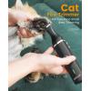 imageoneisall Cat Clippers and Paw Trimmer 3 in 1Cat Grooming KitCat Clippers for Matted HairCordless Cat Shaver for Matted Long Hair2 Speed Cat Hair TrimmerPet Clippers for Cats and Small Dogs