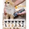 imageoneisall Cat Clippers and Paw Trimmer 3 in 1Cat Grooming KitCat Clippers for Matted HairCordless Cat Shaver for Matted Long Hair2 Speed Cat Hair TrimmerPet Clippers for Cats and Small Dogs