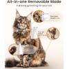 imageoneisall Cat Grooming Kit 3 in 1 Quiet Cat Clippers for Thick Matted Paw Hair Trimmer Heavy Coat Butt Shaver Cordless Pet Clippers Fur Trimmer for Dogs and Other Small Animals at Home Travel