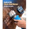 imageoneisall Cordless Horse ClippersProfessional Horse Grooming Clippers with 2 BatteriesDetachable Stainless Steel Blade Heavy Duty Horse Grooming Kit for Thick Coat