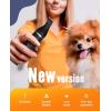 imageoneisall Dog Paw TrimmerCorldless Quiet Pet Paw Trimmer with Double BladesLow Noise 2 Speed Dog Grooming Clippers for Paws Eyes Ears Face RumpBlack
