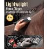 imageoneisall Horse ClippersLow Noise Horse Trimmer Shaver Kit for Matted Long Hair2 Speed Cordless Grooming Clippers for HorseBlack