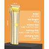 imageoneisall Horse ClippersLow Noise Horse Trimmer Shaver Kit for Matted Long Hair2 Speed Cordless Grooming Clippers for HorseGold