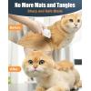 imageoneisall Pet Clipper for Cat Matted Hair Pet Shaver for Cats Quiet Pet Clippers Waterproof Cordless Cat Clippers for Matted Hair Long Hair with Storage Bag GreenWhite