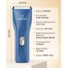 imageoneisall Pet Clipper for Cat Matted Hair Pet Shaver for Cats Quiet Pet Clippers Waterproof Cordless Cat Clippers for Matted Hair Long Hair with Storage Bag GreenBlue