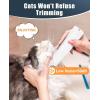 imageoneisall Pet Clipper for Cat Matted Hair Pet Shaver for Cats Quiet Pet Clippers Waterproof Cordless Cat Clippers for Matted Hair Long Hair with Storage Bag GreenWhite
