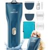imageoneisall Pet Clipper for Cat Matted Hair Pet Shaver for Cats Quiet Pet Clippers Waterproof Cordless Cat Clippers for Matted Hair Long Hair with Storage Bag GreenGreen