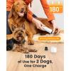 imageoneisall Quiet Dog Trimmer for Paws Dog Nail Grinder Paw Trimmer with 2 LED Lights 35dB Grooming Kit Safe Nail Kit Cordless Rechargeable Electric Clippers