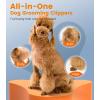 imageOneisall Dog Clippers for Grooming  2Speed Super Power 50dB Quiet Rechargeable Cordless Trimmer With Detachable Stainless Steel Blade for Small ampamp Large Dogs With Thick Coats
