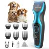imageOneisall Dog Clippers for Grooming  2Speed Super Power 50dB Quiet Rechargeable Cordless Trimmer With Detachable Stainless Steel Blade for Small ampamp Large Dogs With Thick Coats
