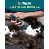 imageoneisall Cat Clippers for Matted Hair 5Speed Quiet Cat Grooming kit Cordless Cat Shaver for Long HairWaterproof Cat Hair Trimmer Pet Clippers for CatsGreenGreen