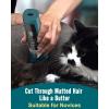 imageoneisall Cat Clippers for Matted Hair 5Speed Quiet Cat Grooming kit Cordless Cat Shaver for Long HairWaterproof Cat Hair Trimmer Pet Clippers for CatsGreenGreen