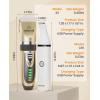 imageoneisall Dog Clippers and Dog Paw Trimmer Kit 2 in 1 Low Noise Cordless Dog Clippers for Grooming Pet Hair Trimmers for Small and Large Dogs Cats AnimalsGold  White