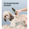 imageoneisall Dog Clippers and Dog Paw Trimmer Kit 2 in 1 Low Noise Cordless Dog Clippers for Grooming Pet Hair Trimmers for Small and Large Dogs Cats AnimalsGold  Black