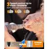 imageoneisall Dog Clippers and Paw Trimmer with Low Noise 4  in  1 Cordless Dog Grooming Kit with 3  Level Speed Clippers 7000 RPM for Grooming Thick Hair Waterproof Shaver for Dogs and CatsSilver
