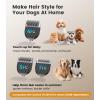 imageoneisall Dog Clippers for Grooming Thick Hair Low Noise Cordless Dog Shavers 2Speed Pet Hair Trimmer Grooming Kit for Home Groomer10 pieces