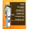 imageoneisall Dog Clippers for Grooming Thick Hair ProfessionalCordlessLow Noise Pet Grooming Kit with Detachable Metal Combs Rechargeable HeavyDuty Pet Clippers for ThickCurlyFineWavy Hair SliverSliver