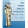 imageoneisall Dog Clippers for Grooming for Thick Heavy CoatsLow Noise Rechargeable Cordless Pet Shaver with Stainless Steel BladeWaterproof Dog Shaver for Dogs Pets and Animals SliverB Gold