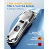 imageoneisall Dog Clippers for Grooming for Thick Heavy CoatsLow Noise Rechargeable Cordless Pet Shaver with Stainless Steel BladeWaterproof Dog Shaver for Dogs Pets and Animals SliverA Stainless Steel