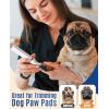 imageoneisall Dog Clippers with Double BladesCordless Small Pet Hair Grooming TrimmerLow Noise for Trimming Dogs Hair Around Paws Eyes Ears Face Rump WhiteWhite