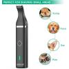 imageoneisall Dog Clippers with Double BladesCordless Small Pet Hair Grooming TrimmerLow Noise for Trimming Dogs Hair Around Paws Eyes Ears Face Rump WhiteBlack