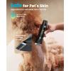 imageoneisall Dog Clippers Low Noise Pro Dog Grooming Clippers Kit with Rechargeable Cordless Shaver Trimmer for Dogs Cats IPX7 Waterproof Pet Clippers Grooming at Home