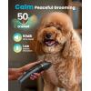imageoneisall Dog Clippers Low Noise Pro Dog Grooming Clippers Kit with Rechargeable Cordless Shaver Trimmer for Dogs Cats IPX7 Waterproof Pet Clippers Grooming at Home
